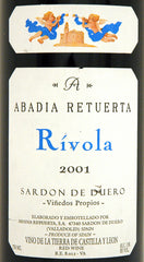 2001 Abadia Retuerta Rivola Spain Red Blend