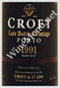 1991 Croft Late Bottled Vintage Port Duoro Portugal